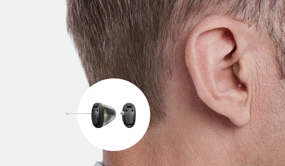 Invisible hearing aids